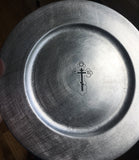 Lacquered Silver Cross Tray